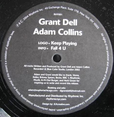Grant Dell & Adam Collins – Keep Playing / Fall 4 U