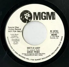Great Pride – She's A Lady (Vinyl, 7")