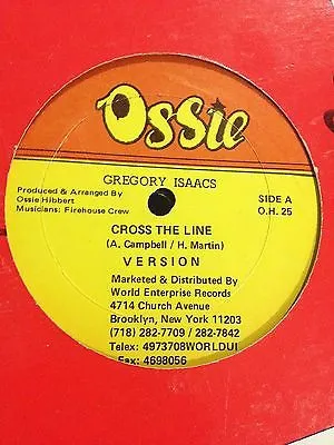 Gregory Isaacs – Cross The Line