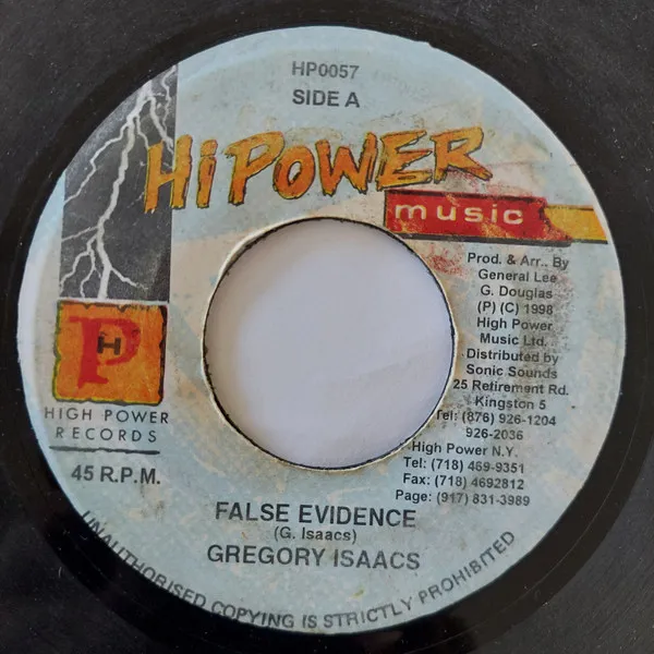 Gregory Isaacs – False Evidence
