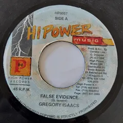 Gregory Isaacs – False Evidence (Vinyl, 7")