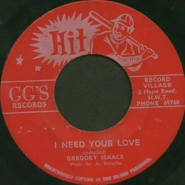 Gregory Isaacs – I Need Your Love