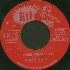 Gregory Isaacs – I Need Your Love (Vinyl, 7")