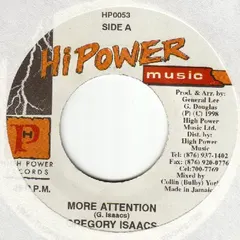 Gregory Isaacs – More Attention (Vinyl, 7")