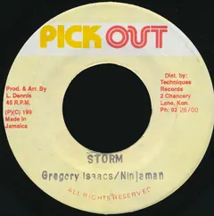 Gregory Isaacs / Ninjaman – Storm (Vinyl, 7")