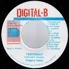 Gregory Isaacs – ‎Yesterday (Vinyl, 7")