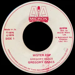 Gregory Issacs* – Mister Cop (Vinyl, 7")