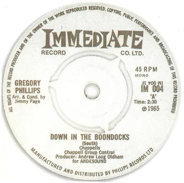 Gregory Phillips (2) – Down In The Boondocks