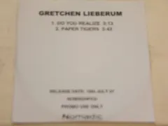Gretchen Lieberum – Do You Realize (CDr, Single)