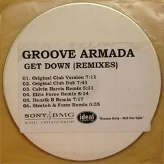 Groove Armada – Get Down (Remixes) (CDr, Maxi-Single)