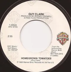 Guy Clark – Homegrown Tomatoes (Vinyl, 7")