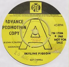Guy Darrell – Skyline Pigeon (Vinyl, 7")