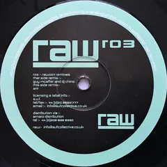 Guy McAffer & DJ Chino / Ant – RAW R03 (Vinyl, 12")