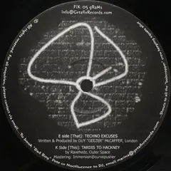 Guy McAffer / Ravehedz – Tardis To Hackney (Vinyl, 12")