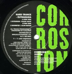 Hard Trance – Euthanasia (Vinyl, 12")