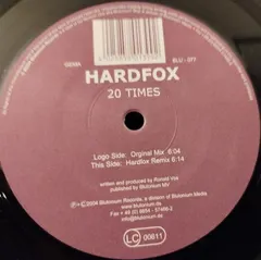 Hardfox – 20 Times (Vinyl, 12")