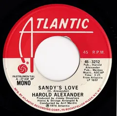Harold Alexander – Sandy's Love (Vinyl, 7")