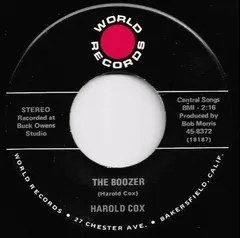 Harold Cox – The Boozer (Vinyl, 7")