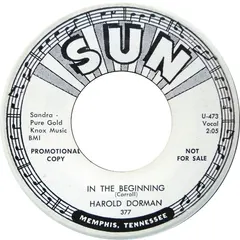 Harold Dorman – In The Beginning (Vinyl, 7")