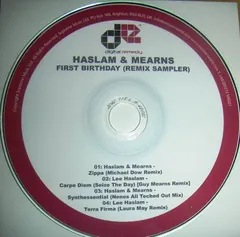 Haslam* & Mearns* – First Birthday (Remix Sampler) (CDr, Single)