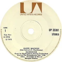 Hawkwind – Silver Machine / Seven By Seven (Vinyl, 7")