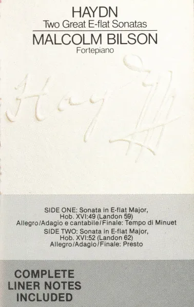Haydn* – Malcolm Bilson - Two Great E-flat Sonatas