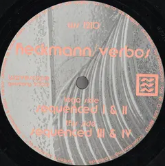 Heckmann* / Verbos* – Sequenced (Vinyl, 12")