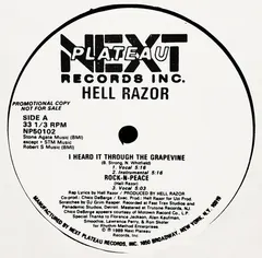 Hell Razor Next Plateau Records Inc. – I Heard It Through The Grapevine (Vinyl, 12")