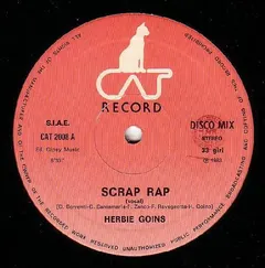 Herbie Goins CAT Record – Scrap Rap (Vinyl, 12")
