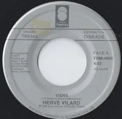 Herve Vilard* – Viens (Vinyl, 7")