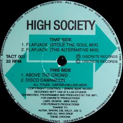 High Society (2) – Flapjack (Vinyl, 12")