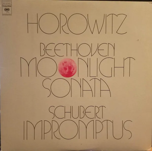 Horowitz* – Beethoven* / Schubert* - Moonlight Sonata / Impromptus