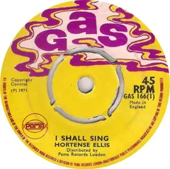 Hortense Ellis – I Shall Sing (Vinyl, 7")