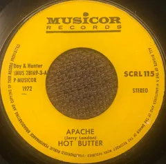 Hot Butter – Apache / Popcorn (Vinyl, 7")