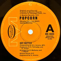 Hot Butter Musicor Records – Popcorn (Vinyl, 7")