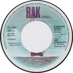 Hot Chocolate – Changing World / Bump And Dilly Down (Vinyl, 7")