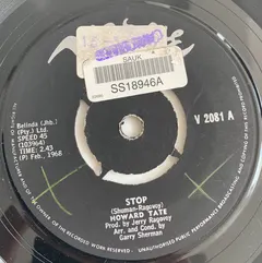 Howard Tate – Stop / Shoot 'Em All Down (Vinyl, 7")