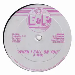 I. Plee – When I Call On You (Vinyl, 12")