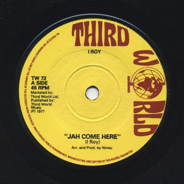 I Roy* – Jah Come Here