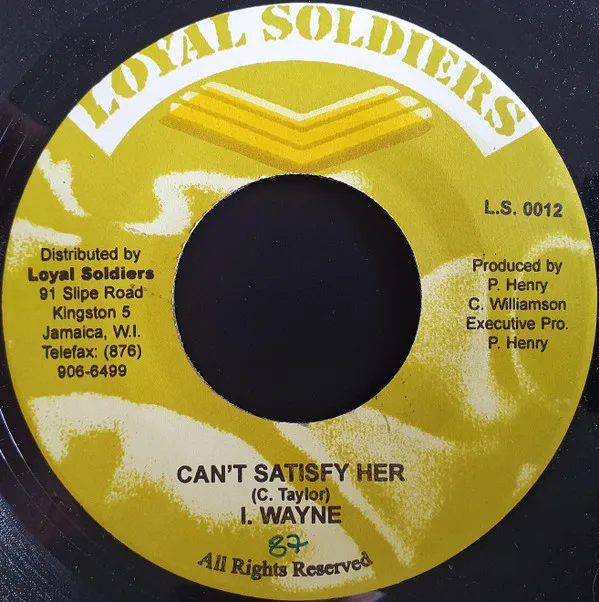 I Wayne – Can't Satisfy Her