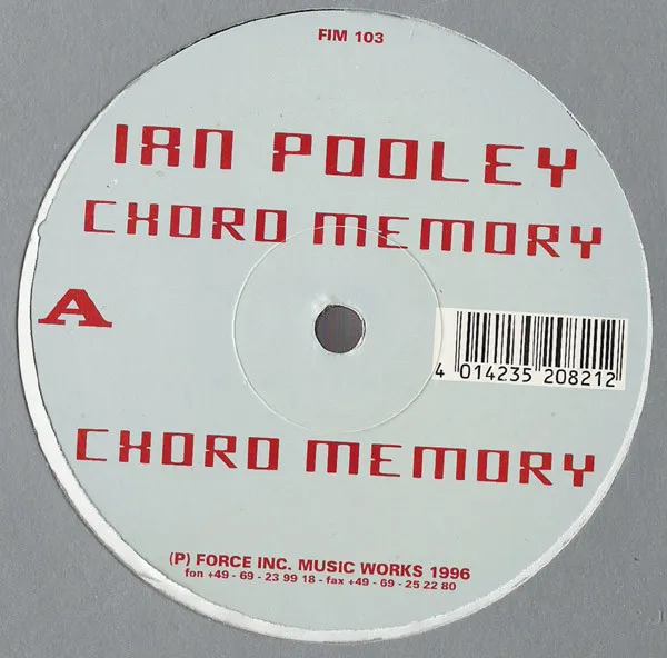 Ian Pooley – Chord Memory