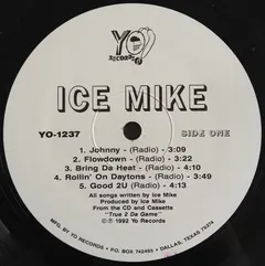 Ice Mike – True 2 Da Game (Vinyl, 12")