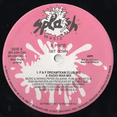 II Pride Splash Music – Get Down (Vinyl, 12")