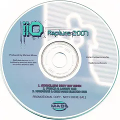 iiO – Rapture 2007 (CDr, Single)