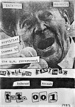 Indecent Assault – Rebellious Rantings (Cassette, Single Sided)