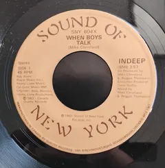 Indeep – When Boys Talk (Vinyl, 7")