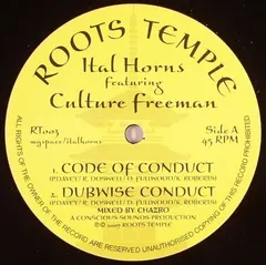 Ital Horns – Code Of Conduct (Vinyl, 10")