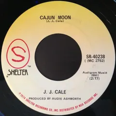 J.J. Cale Shelter Records – Cajun Moon / Starbound (Vinyl, 7")