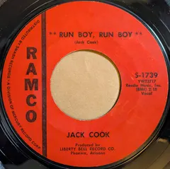 Jack Cook (2) – Run Boy, Run Boy (Vinyl, 7")