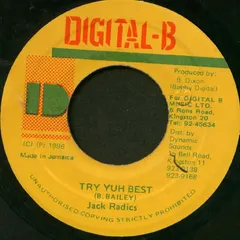 Jack Radics – Try Yuh Best (Vinyl, 7")